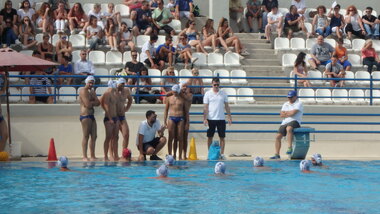 Υδατοσφαίριση ανδρών Πρωτάθλημα υδατοσφαίρισης ανδρών Α2 : Τελική φάση – Play-Offs ανόδου. 1η αγωνιστική: ΝΟ Πατρών – Πανιώνιος ΓΣΣ, Παρασκευή, 20.30