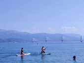 Κωπηλασία και SUP : Κοινή προπόνηση των τμημάτων στην παραλία της Πλαζ