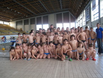 Οι ομάδες υδατοσφαίρισης παίδων, (μικρότεροι απο 11 ετών, U11) του ΝΟ Πατρών . Δεκέμβριος 2014