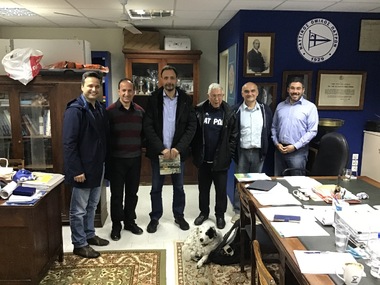NOΠ: Διοίκηση. Οι συναντήσεις του ΔΣ του ΝΟΠ με τους υποψηφίους Δημάρχους Πατρέων. 10ο. Η επίσκεψη του κ.Θεόδωρου Ντρίνια – Δημοτικής Κίνησης «Κοινοτικόν»