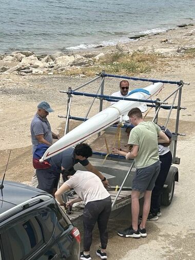 Κωπηλασία. Ένα νέο σκάφος εντάχθηκε στο τμήμα κωπηλασίας του Ομίλου.