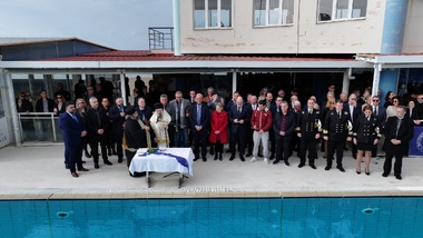Εορτή των Θεοφανίων στο Κολυμβητήριο του ΝΟΠ Η παρουσία εκπροσώπων της πολιτείας και των αρχών