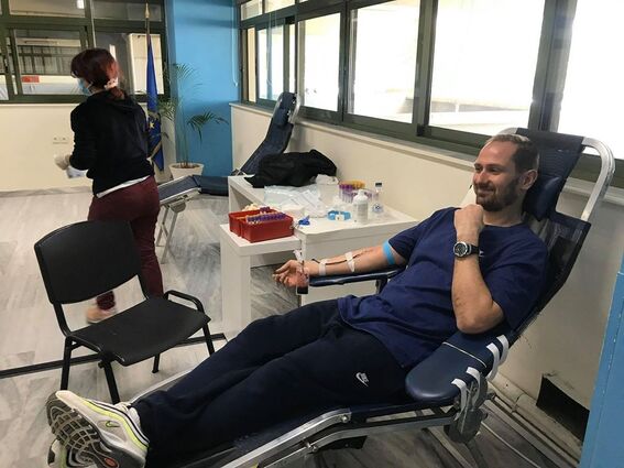 ΝΟΠ: Ενημέρωση. Ο ΝΟΠ στην εθελοντική αιμοδοσία που διοργανώνει το Υπουργείο Πολιτισμού και Αθλητισμού στην Πάτρα