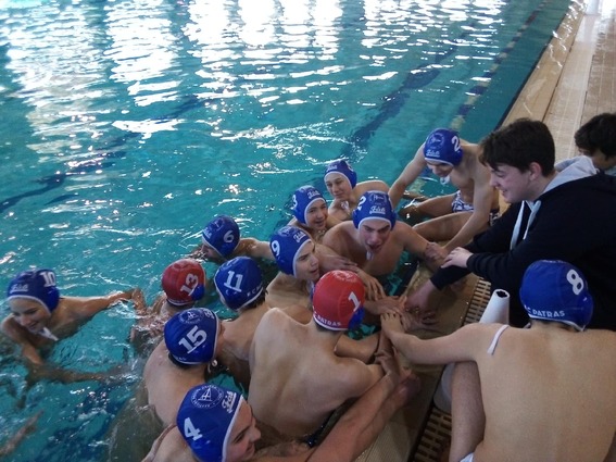 ΝΟΠ: Υδατοσφαίριση εφήβων (Κ17). Όμιλος Πάτρας: Α φάση πρωταθλήματος υδατοσφαίρισης εφήβων 2019. Στην Β’φάση του πρωταθλήματος η ομάδα πόλο εφήβων (=παίδων) του ΝΟΠ