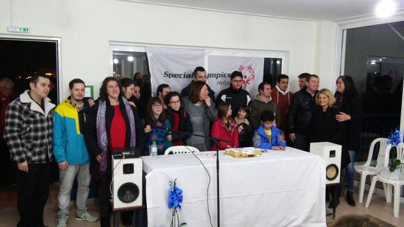 NOΠ: Διοίκηση. Η εκδήλωση με την Βασιλόπιτα των παιδιών του Special Olympics της Πάτρας.   «Μια πόρτα πάντα ανοικτή ο ΝΟΠ!»